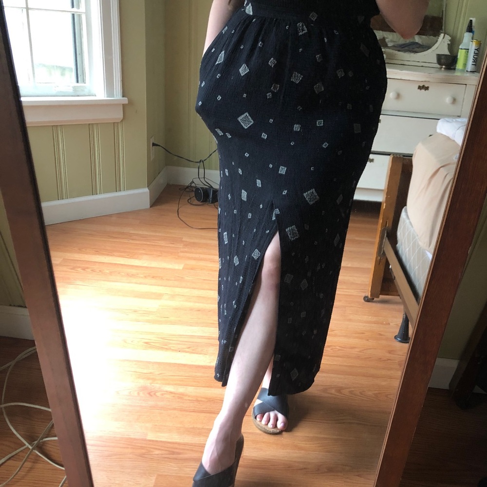 Vintage Giorgio Armani Geometric Skirt